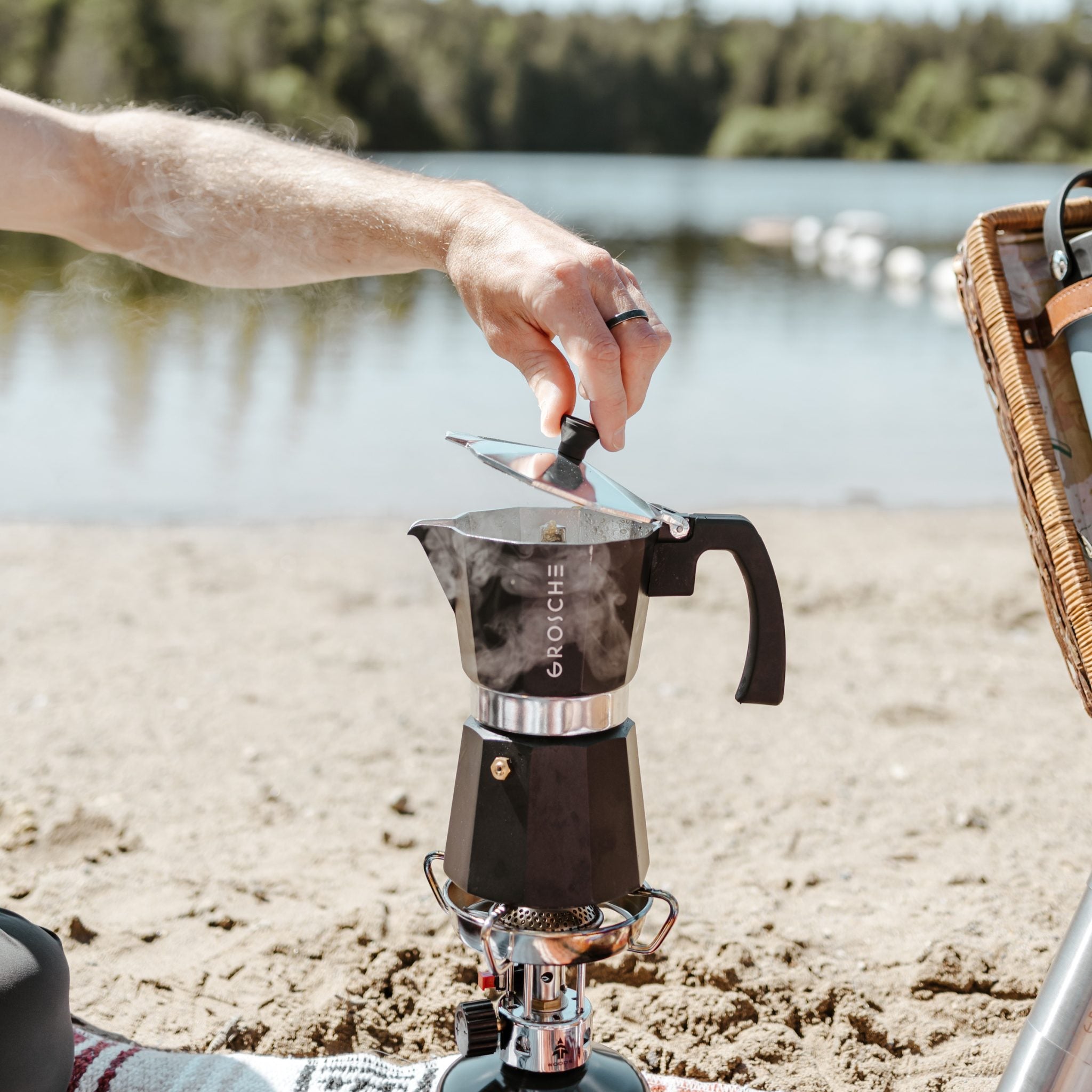 Espressokocher Milano Moka Pot 3 Tassen
