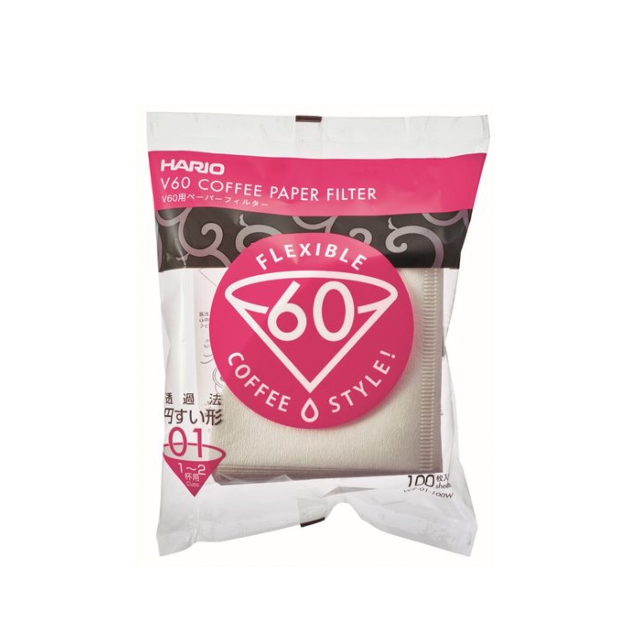 Filterpapier V60 01 2 Tassen 100St