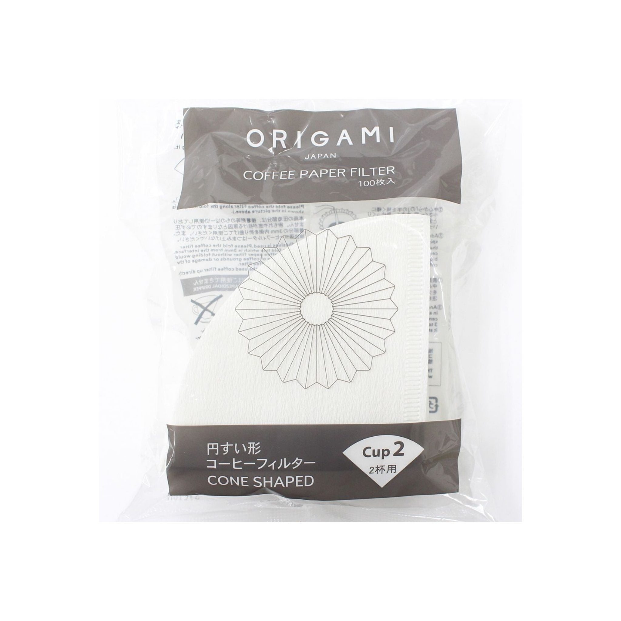 Filterpapier Origami 2 Tassen 100St