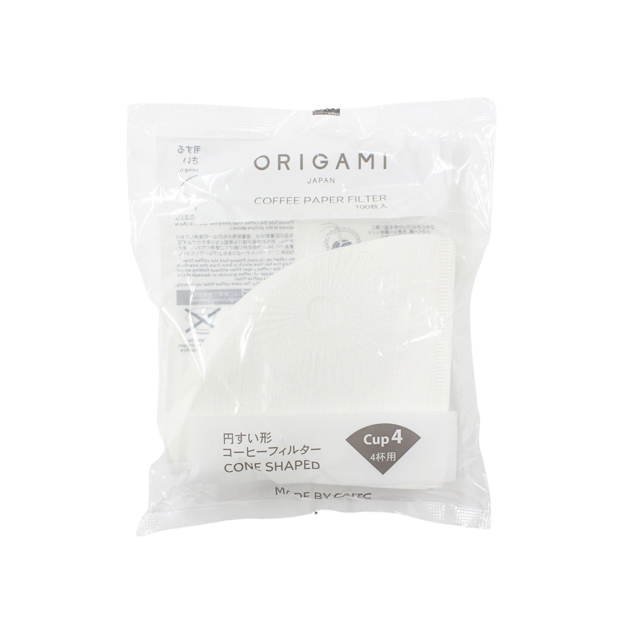 Filterpapier Origami 4 Tassen 100St